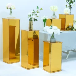 24" Acrylic Pedestal Risers - Acrylic Display Boxes With Interchangeable Lid And Base 27 24" Acrylic Pedestal Risers - Acrylic Display Boxes With Interchangeable Lid And Base -Home Decor Promotional Store PROP BOX 001 24 GOLD D03.progressive 39ecf4d8 c898 48e2 bb7d 525364b168dd