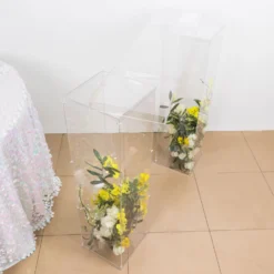 46"x12" Clear Plexiglass Connector Plate For Rectangular Pillar Pedestal Stands, 4mm Thick Acrylic Table Top Bridge With Protective Film -Home Decor Promotional Store PROP BOX 001 B2 45 CLR D07 250e80ca 2b50 404c 8938 4a99762d3a84
