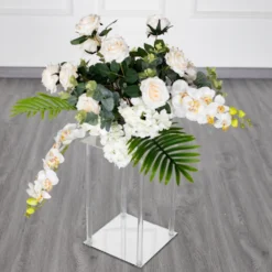 Clear Acrylic Floor Vase Flower Stands With Mirror Base, Pedestal Columns -Home Decor Promotional Store PROP BOX 003 16 CLR D12.progressive cc1084e7 03cf 4550 8637 33117ba13c60