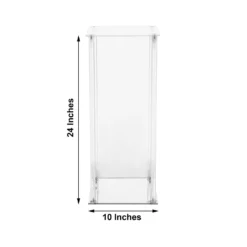 Clear Acrylic Floor Vase Flower Stands With Mirror Base, Pedestal Columns -Home Decor Promotional Store PROP BOX 003 24 CLR 98 494a894f 93ab 4174 9607 0e36e46d0578