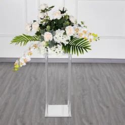 Clear Acrylic Floor Vase Flower Stands With Mirror Base, Pedestal Columns -Home Decor Promotional Store PROP BOX 003 24 CLR D11.progressive acd4a0c0 c2cd 4631 a7e6 c2c36c4d36e1
