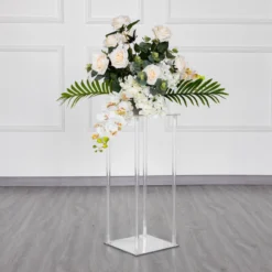 Clear Acrylic Floor Vase Flower Stands With Mirror Base, Pedestal Columns -Home Decor Promotional Store PROP BOX 003 24 CLR D12.progressive ab8c1d52 3ed8 463d 8a1f a2482ea195a0
