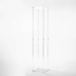 Clear Acrylic Floor Vase Flower Stand With Mirror Base, Pedestal Columns -Home Decor Promotional Store PROP BOX 003 48 CLR D10.progressive 6bbc3737 6254 43c7 aa8c 9bb25ad4113c