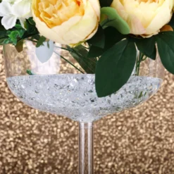 4 Pack Clear Plastic Champagne Glass Flower Vases With Fillable Stems, Table Centerpieces 18" Long Stem -Home Decor Promotional Store PROP CUPK 001 D03.progressive 33f87cf9 703e 41e5 a724 18ff81f8ba4d