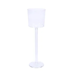 4 Pack Clear Plastic Cylinder Wine Cup Flower Vases, Table Centerpieces 18" Long Stem -Home Decor Promotional Store PROP CUPK 004 D07 cc288a10 3ae6 48c2 82bb c66bebe21c80