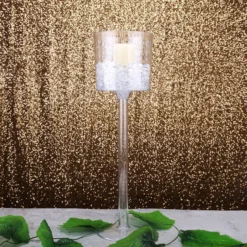 4 Pack Clear Plastic Cylinder Wine Cup Flower Vases, Table Centerpieces 18" Long Stem -Home Decor Promotional Store PROP CUPK 004 D11 1befce60 7270 4976 aa3e eb28fcea50e7