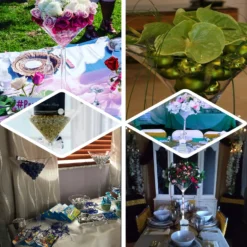 4 Pack Clear Plastic Martini Glass Flower Vases, Table Centerpieces 18" Long Stem -Home Decor Promotional Store PROP CUPK EBC2.progressive dd4b725d e3c9 4dc5 9b3f 617f0502a012