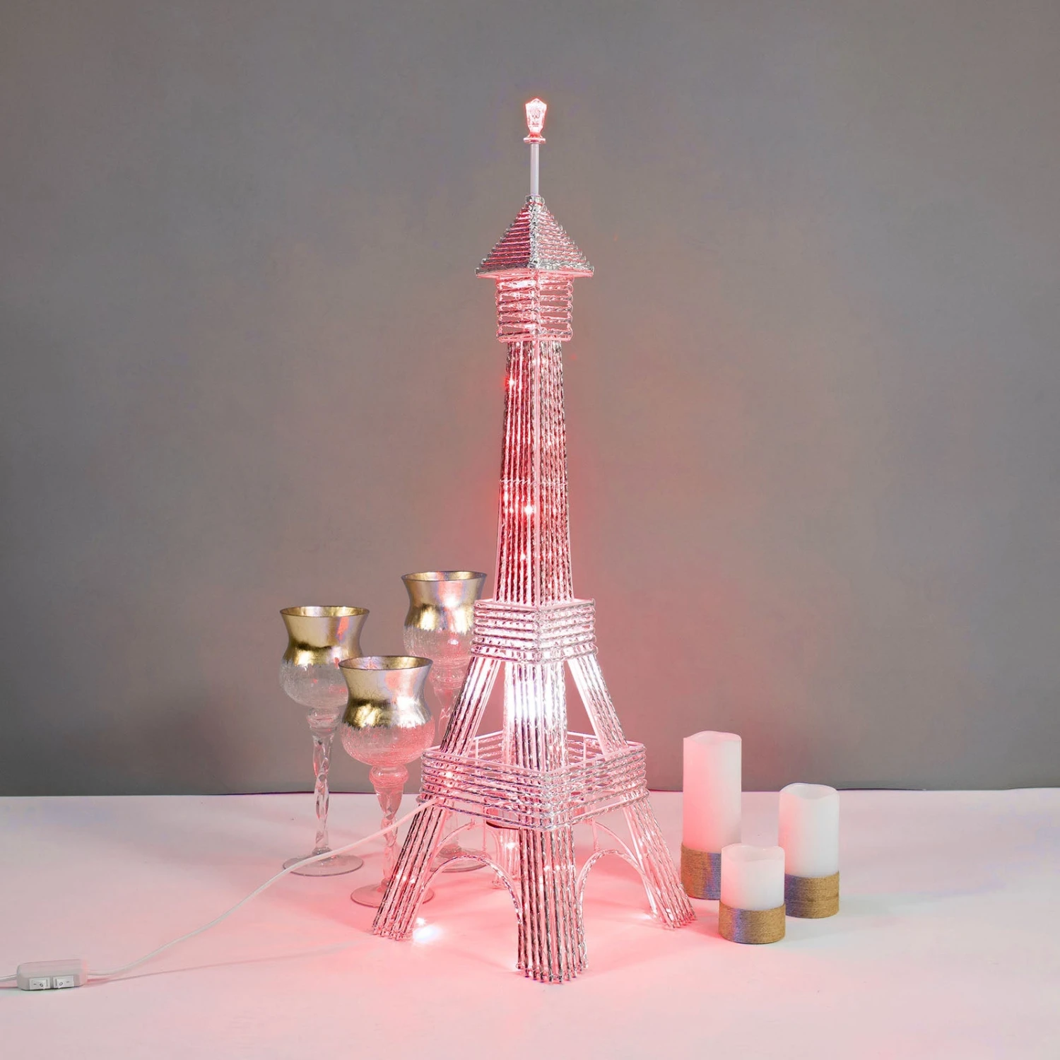 Color Changing LED Metal Eiffel Tower Columns 6 Color Changing LED Metal Eiffel Tower Columns - Image 6
