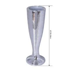 32" Tall Silver Polystone Mirror Mosaic Pedestal Trumpet Floor Vase -Home Decor Promotional Store PROP MIR01 98