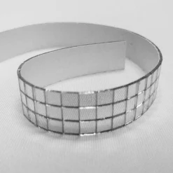 32" Tall Silver Polystone Mirror Mosaic Pedestal Trumpet Floor Vase -Home Decor Promotional Store PROP MIR01 D20