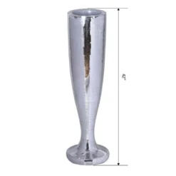42" Tall Silver Polystone Mirror Mosaic Pedestal Trumpet Floor Vase -Home Decor Promotional Store PROP MIR02 98.progressive ad009baa 96ee 4777 9a48 b82cea449e7d