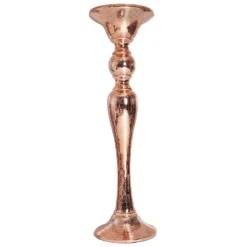 4 Ft Polystone Mirror Mosaic Pedestal Floor Vase