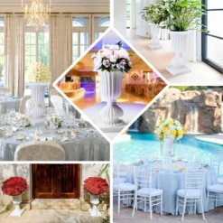 2 Pack | 20" White Urn Planter, Floral Pedestal Flower Pot Plant Stand - PVC -Home Decor Promotional Store PROP ROMA 30 EBC2.progressive 1ad4310b f049 4107 b20a 35a6ff607ad3