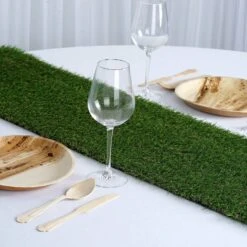 All Weather Artificial Grass Table Runner -Home Decor Promotional Store RUN GRN01 D02