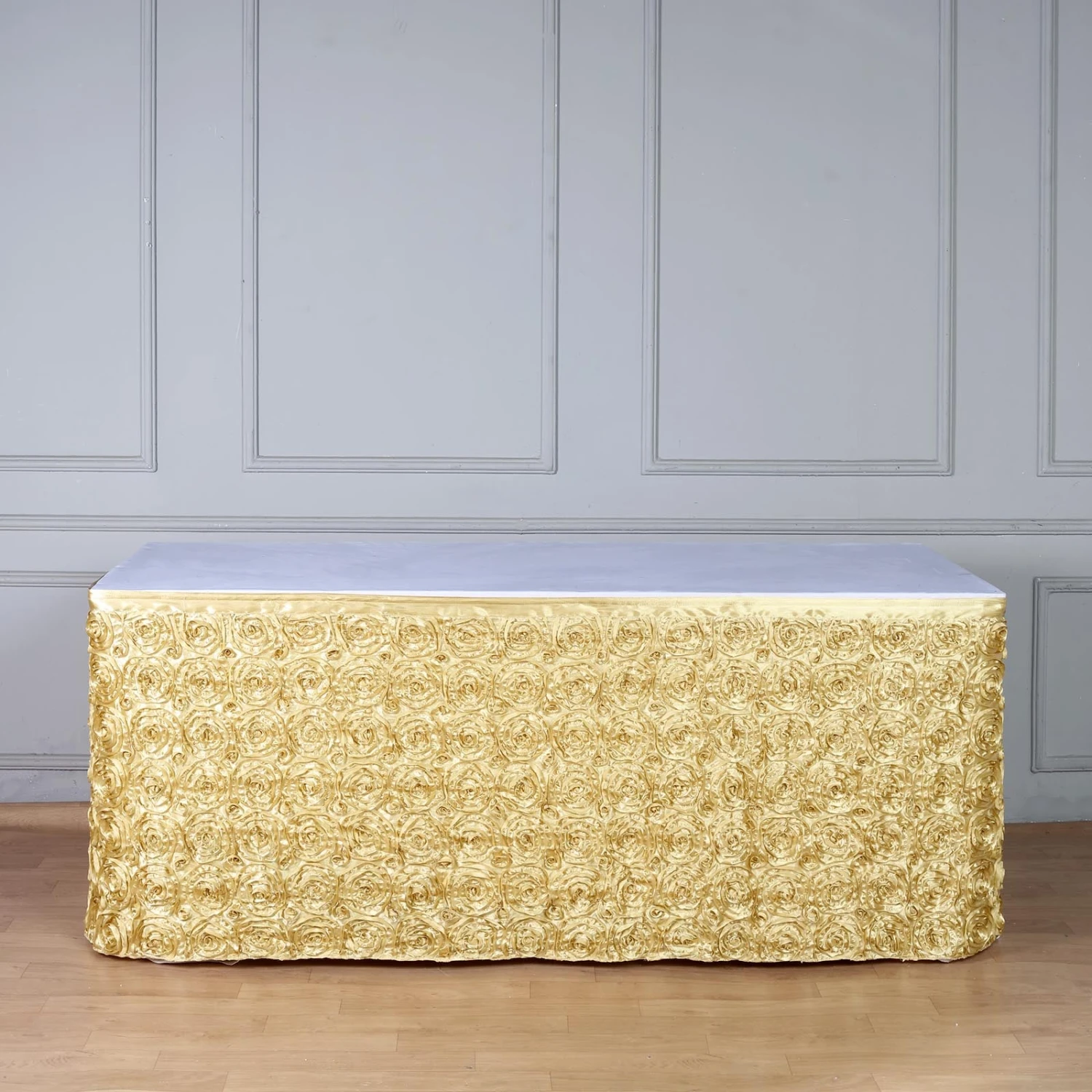 21FT Rosette Table Skirt 11 21FT Rosette Table Skirt - Image 11