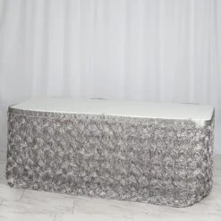 21FT Rosette Table Skirt