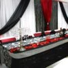 21FT Glitzy Sequin Table Skirts