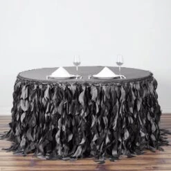 21FT Curly Willow Taffeta Table Skirt -Home Decor Promotional Store SKT 03 044 21 D02