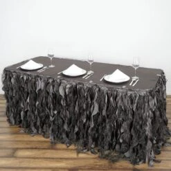 21FT Curly Willow Taffeta Table Skirt -Home Decor Promotional Store SKT 03 044 21 01