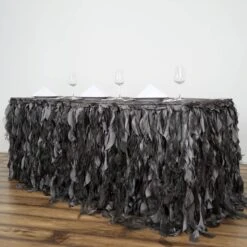 21FT Curly Willow Taffeta Table Skirt -Home Decor Promotional Store SKT 03 044 21 02