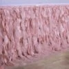 17FT Curly Willow Taffeta Table Skirt