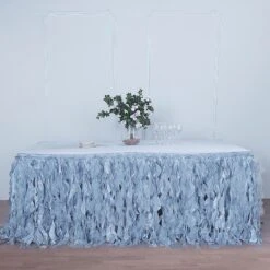 21FT Curly Willow Taffeta Table Skirt -Home Decor Promotional Store SKT 03 086 21 01