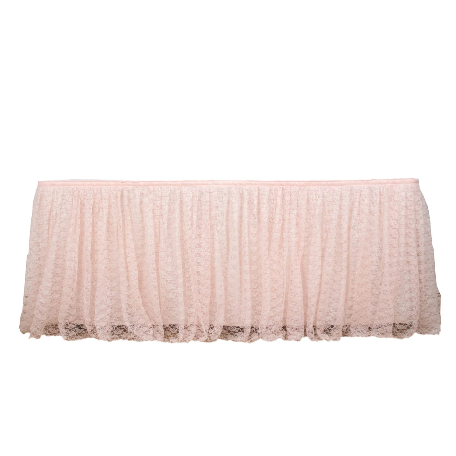 17FT Premium Pleated Lace Table Skirt 10 17FT Premium Pleated Lace Table Skirt - Image 10