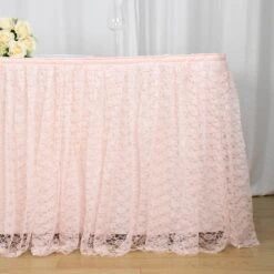 17FT Premium Pleated Lace Table Skirt 26 17FT Premium Pleated Lace Table Skirt -Home Decor Promotional Store SKT LACE 046 17 D01 326ea832 a442 420d 9cd8 c67042244887