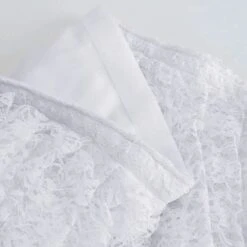 17FT Premium Pleated Lace Table Skirt 37 17FT Premium Pleated Lace Table Skirt -Home Decor Promotional Store SKT LACE WHT 17 D08