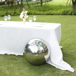 Silver Stainless Steel Gazing Globe Mirror Ball, Reflective Shiny Hollow Garden Spheres 37 Silver Stainless Steel Gazing Globe Mirror Ball, Reflective Shiny Hollow Garden Spheres -Home Decor Promotional Store Silver Stainless Steel Gazing Globe Mirror Ball 7 33f19350 c264 4f32 8d4b 7681bb12e780