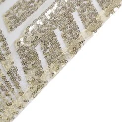 90"x132" Seamless Diamond Sequin Rectangular Tablecloth -Home Decor Promotional Store TAB 02G 90132 CHMP D05