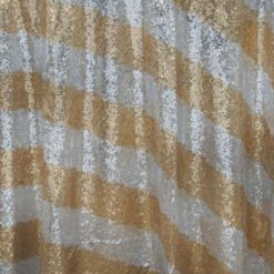 120" Premium Striped Sequin Round Tablecloth -Home Decor Promotional Store TAB 02SP 120 GOLD D01 9a868fef 8cad 4080 a6b8 475d9823136f
