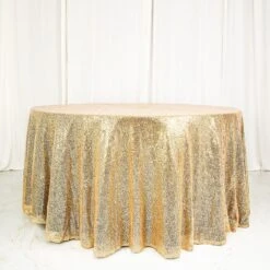 120" Premium Sequin Round Tablecloth -Home Decor Promotional Store TAB 02 120 CHMP 01.progressive 5524efa4 a312 4642 a6fe 6a9072015acb