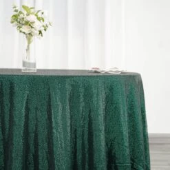 120" Premium Sequin Round Tablecloth -Home Decor Promotional Store TAB 02 120 HUNT D01