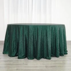 120" Premium Sequin Round Tablecloth -Home Decor Promotional Store TAB 02 120 HUNT D06