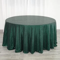 120" Premium Sequin Round Tablecloth -Home Decor Promotional Store TAB 02 120 HUNT 01