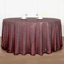132" Premium Sequin Tablecloth, Round Glitter Table Cloth 33 132" Premium Sequin Tablecloth, Round Glitter Table Cloth -Home Decor Promotional Store TAB 02 136 BURG 01.progressive 77db2e6f e37a 43fe 94dc 977c8288a629