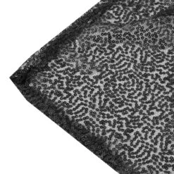 60" X 102" Premium Sequin Rectangle Tablecloth 29 60" X 102" Premium Sequin Rectangle Tablecloth -Home Decor Promotional Store TAB 02 60102 BLK D01