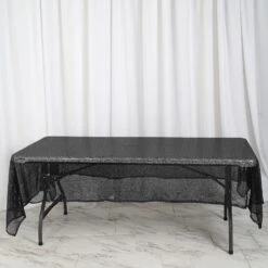 60" X 102" Premium Sequin Rectangle Tablecloth 27 60" X 102" Premium Sequin Rectangle Tablecloth -Home Decor Promotional Store TAB 02 60102 BLK D04.progressive 7c26a612 5984 4429 8b31 2853bb514937