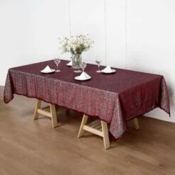 60" X 102" Premium Sequin Rectangle Tablecloth