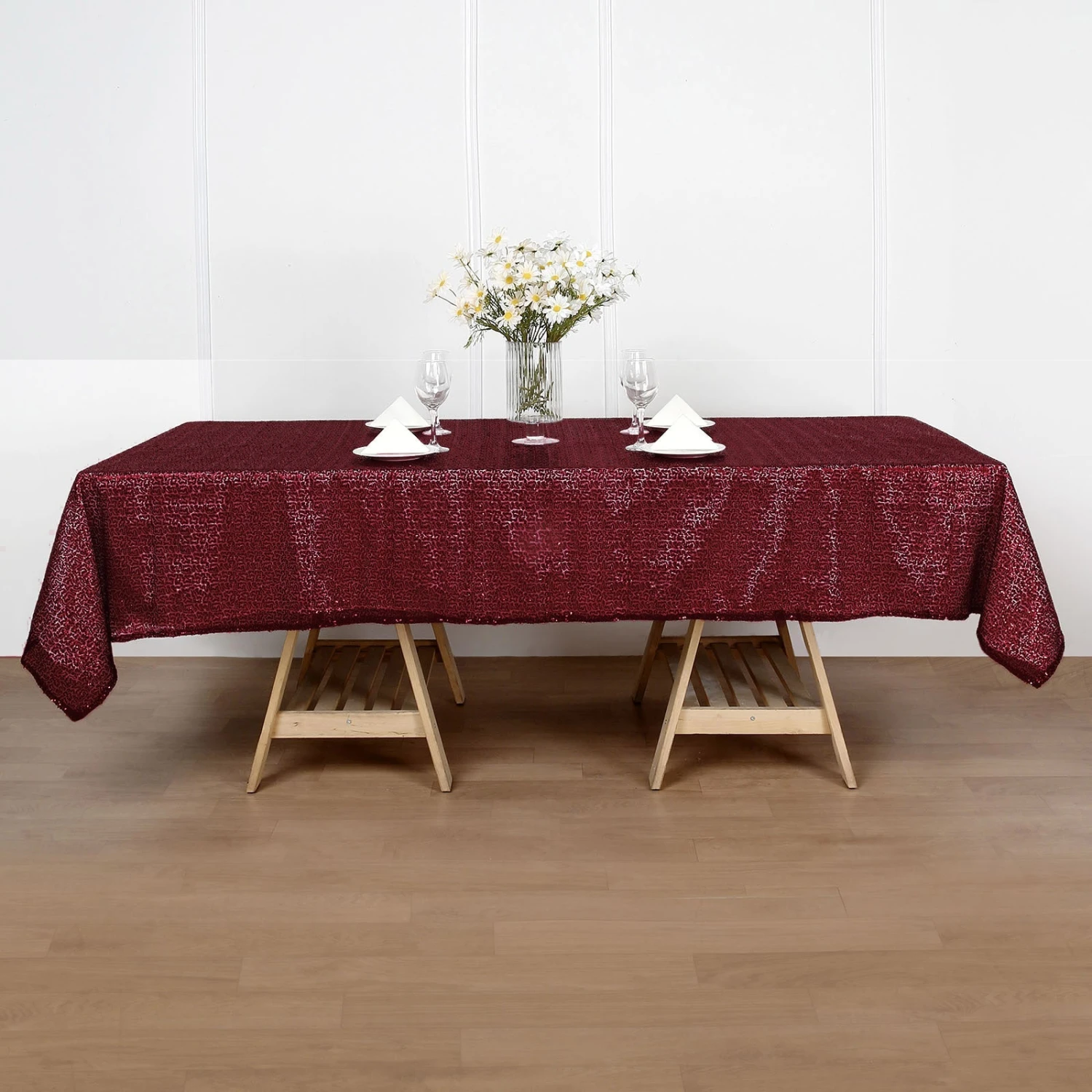 60" X 102" Premium Sequin Rectangle Tablecloth 16 60" X 102" Premium Sequin Rectangle Tablecloth - Image 16