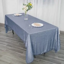 60" X 126" Premium Sequin Rectangle Tablecloth -Home Decor Promotional Store TAB 02 60126 086 D01