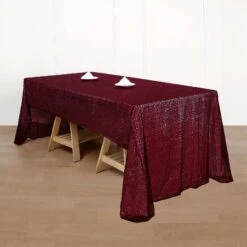 60" X 126" Premium Sequin Rectangle Tablecloth -Home Decor Promotional Store TAB 02 60126 BURG D04.progressive 7b079572 117d 47e4 b731 225c098e826c