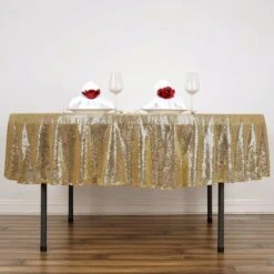 90" Premium Sequin Tablecloth, Round Glitter Table Cloth -Home Decor Promotional Store TAB 02 90 CHMP 02.progressive 0beac5d2 b8d0 4d43 9860 37485a0bd1e1