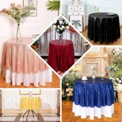 90" Premium Sequin Tablecloth, Round Glitter Table Cloth -Home Decor Promotional Store TAB 02 90 EBC2.progressive 6df4d781 c40f 4e1a bee1 c07a257422df