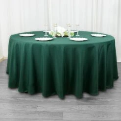 108" 200 GSM Seamless Premium Polyester Round Tablecloth -Home Decor Promotional Store TAB 108 HUNT PRM D03 be714e19 c7b0 4115 b140 fc91a1513901