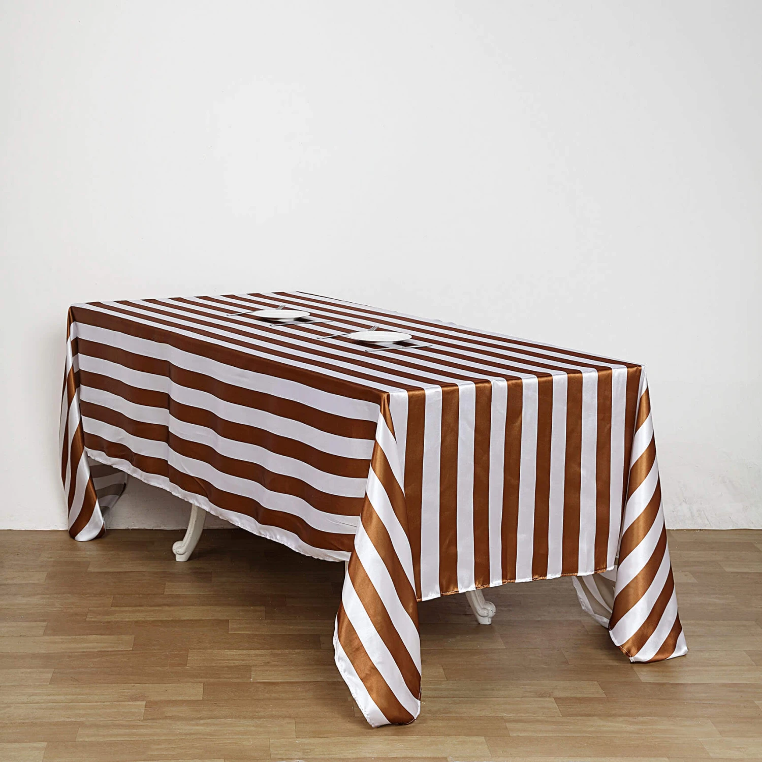 90" X 132" | Stripe Satin Rectangle Tablecloth | Seamless 15 90" X 132" | Stripe Satin Rectangle Tablecloth | Seamless - Image 15