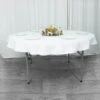 70" Seamless Premium Polyester Round Tablecloth - 200GSM