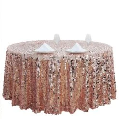 120" Big Payette Sequin Round Tablecloth Premium Collection -Home Decor Promotional Store TAB 71 120 046 99 aa214438 ea8f 44d5 81fe ae0e2baa206f