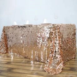90"x132" Seamless Big Payette Sequin Rectangle Tablecloth Premium Collection -Home Decor Promotional Store TAB 71 90132 046 02 41d8fc9f 9694 48f3 aacc 2b3953bf9f82